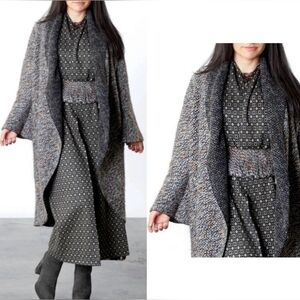 Bryn Walker Virgin Wool Blend  Wrap Coat size XS